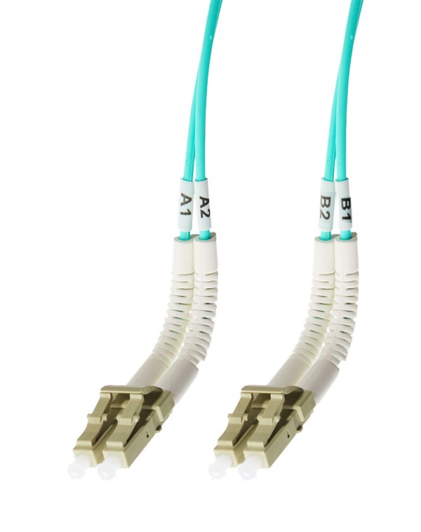 4Cabling 5M LC Flexi Boot - LC Flexi Boot Om4 Multimode Fibre Optic Duplex Patch Lead