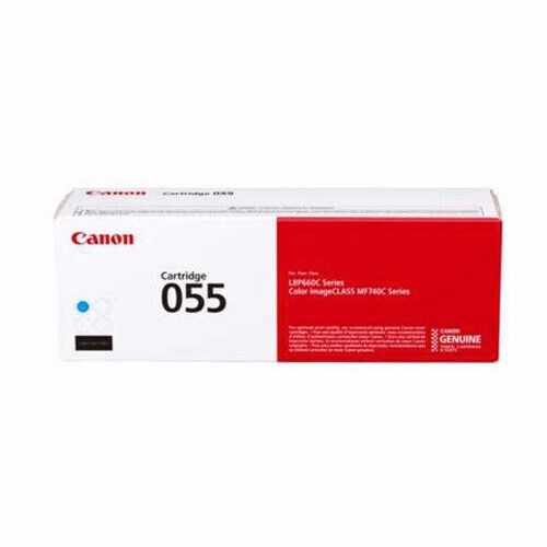 Canon 055 Original Laser Toner Cartridge - Cyan - 1 Pack