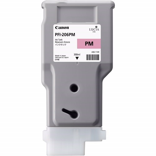 Canon Lucia EX PFI-206PM Original High Yield Inkjet Ink Cartridge - Photo Magenta Pack