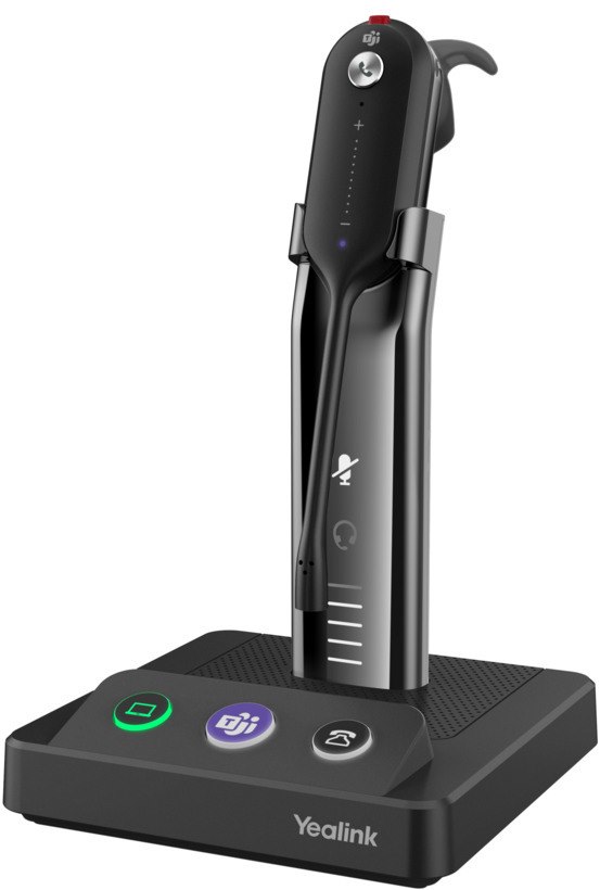 Yealink (TEAMS-WH63) UC DECT Covertible Wireless Headset - Microsoft Teams Edition