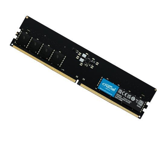 Crucial 32GB (1x32GB) DDR5 Udimm 4800MHz CL40 Desktop PC Memory For Intel 12TH Gen Cpu Or Z690 MB Intel XMP 3.0 Certified On-Die Ecc 2X DDR4 Bandwidth