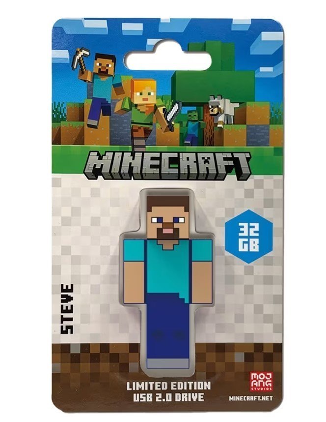 Verbatim Minecraft Collector S Edition Usb Flash Drive - 32GB - Steve