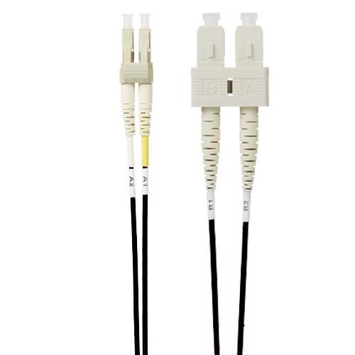 4Cabling 2M LC-SC Om4 Multimode Fibre Optic Patch Cable: Black