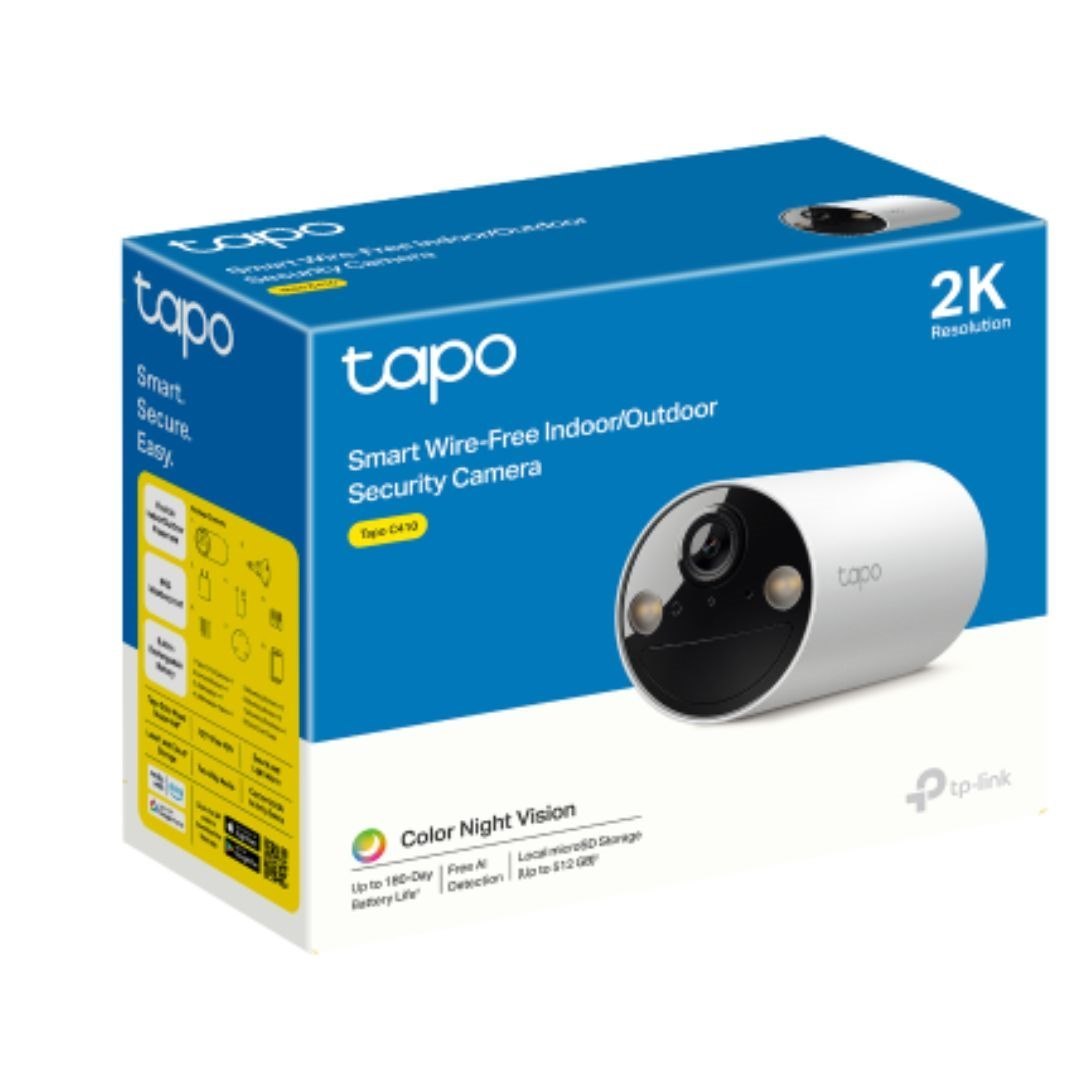 Tapo Smart TC82 3 Megapixel Indoor/Outdoor 2K Network Camera - Colour - 1 Pack