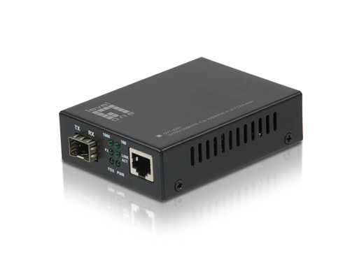 Level One Gigabit 10/100/1000Base-T To SFP Converter