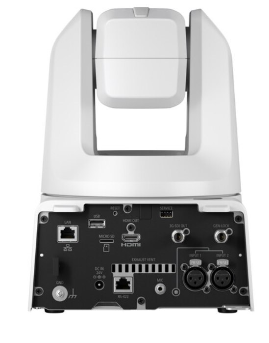 Canon CR-N500 NDI|HX 15x PTZ Camera in White