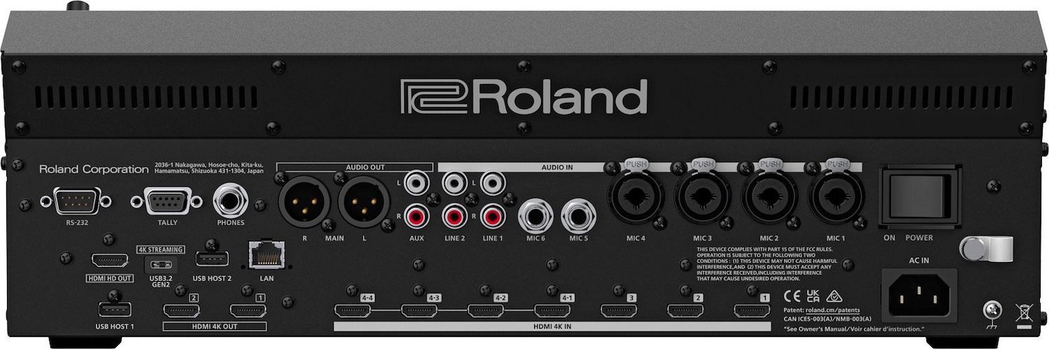 Roland VR-400UHD 4K Direct Streaming AV Mixer