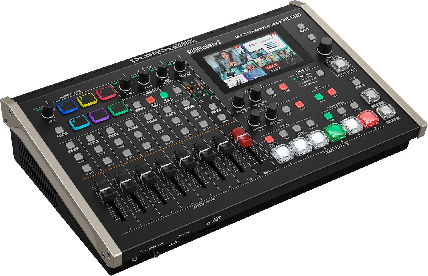 Roland VR-6HD Direct Streaming AV Mixer