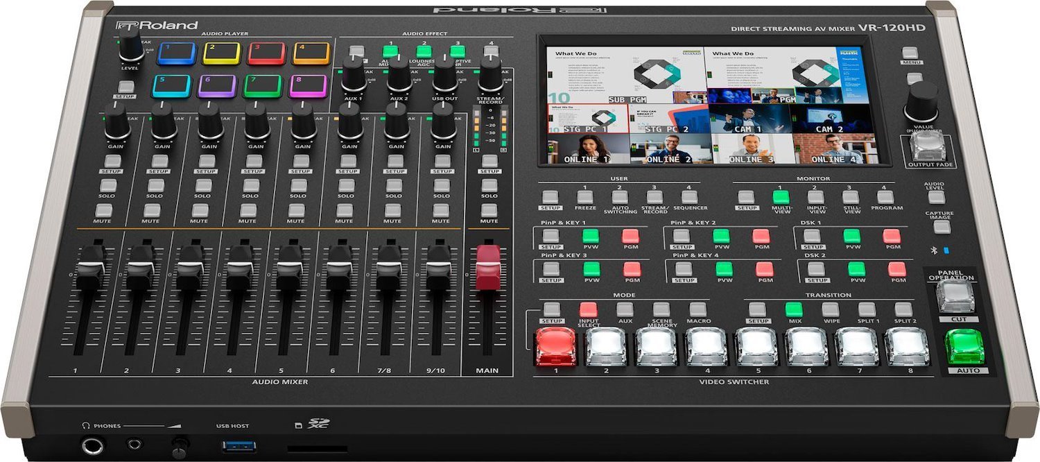 Roland VR-120HD Direct Streaming AV Mixer