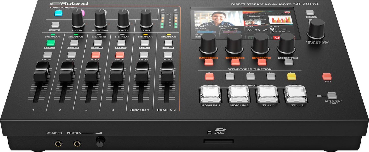 Roland SR-20HD Pro A/V Direct Streaming AV Mixer