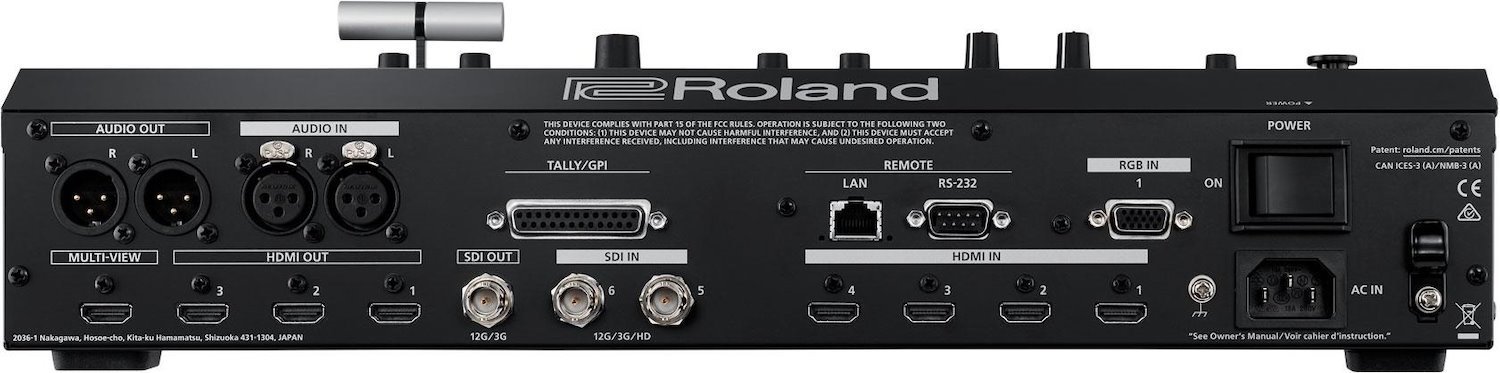 Roland V-600UHD 4K UHD Video Switcher - 8 channel