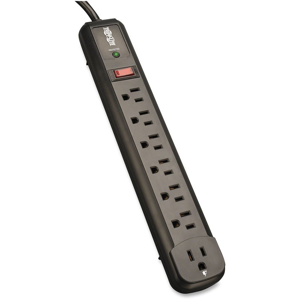 Eaton 7 Outlet Surge Protector Strip TL P74 RB 120V Right Angle