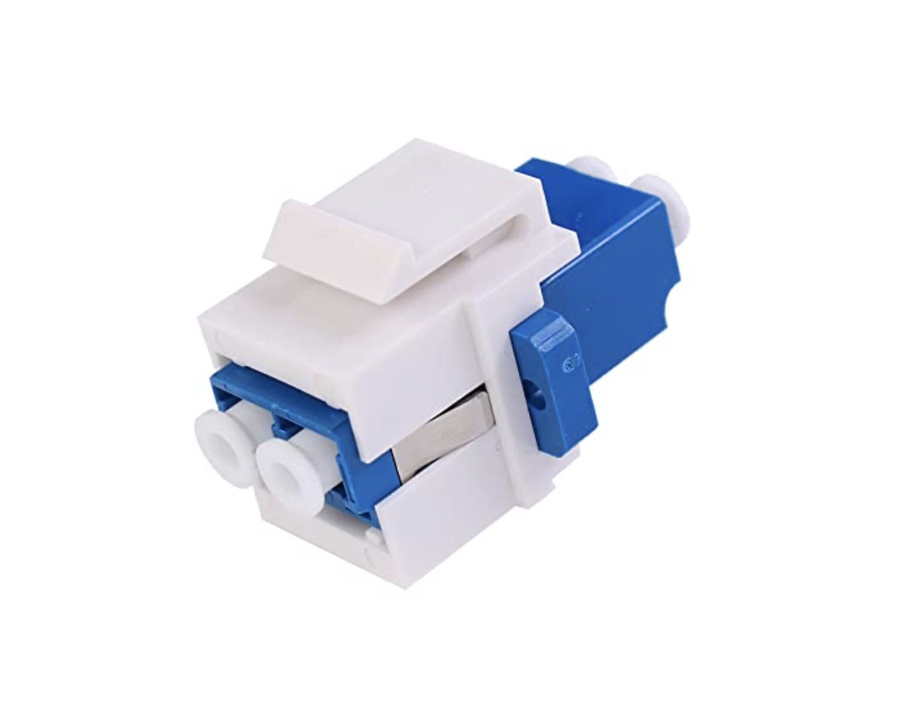 FiberCommand LC Purefiber Keystone | Wallplate Dual LC Coupler Adapter