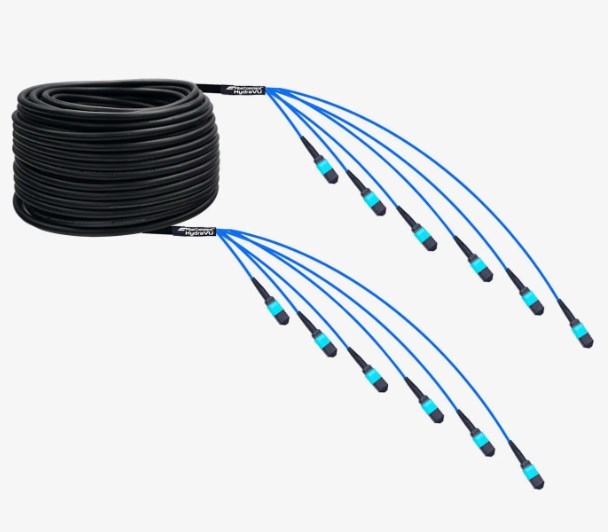 FiberCommand Hydraview 36 | Fiber Optic Cable 36 Strands Pre-Terminated With 6 Mpo 50 FT