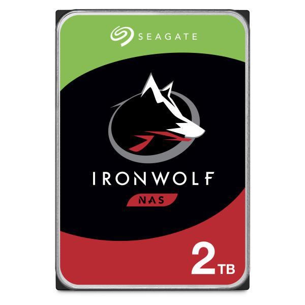 Seagate Ironwolf Nas Internal 3.5" Sata Drive, 2TB, 6GB/S, 5900RPM, 3YR WTY