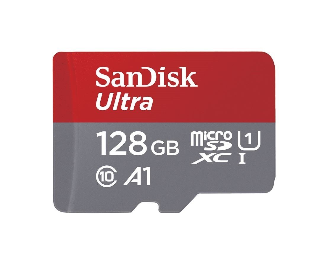 SanDisk Ultra 128GB microSD SDHC SDXC Uhs-I Memory Card 140MB/s Class 10 Speed