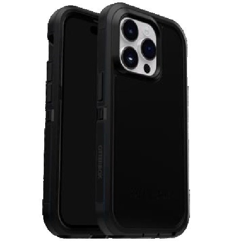 OtterBox Defender Series XT Rugged Case for Apple iPhone 15 Pro Smartphone - Black