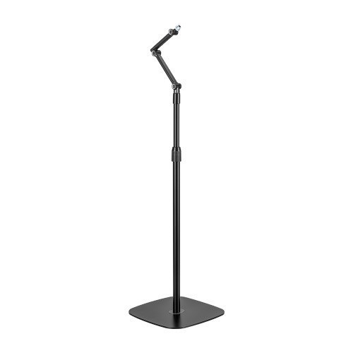 Brateck Stylish Height Adjustable Microphone Floor STAND(Matte Black & Light Grey)