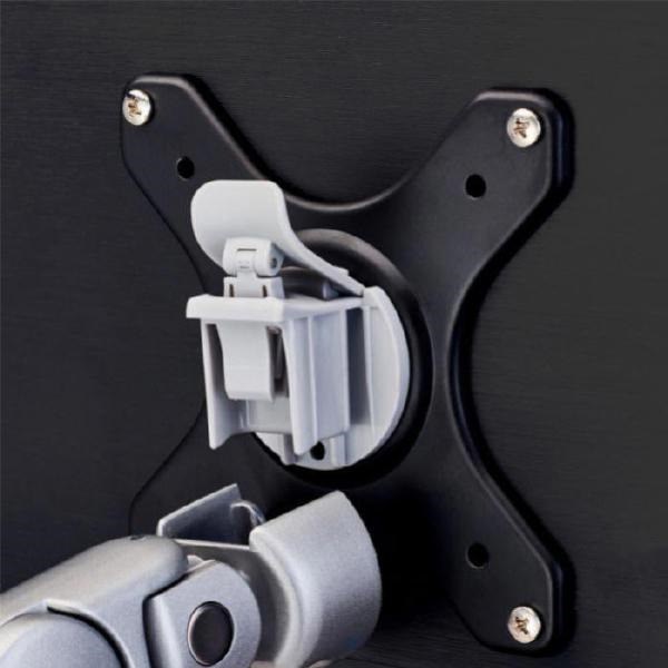 Atdec Awm Dual Monitor Arm Solution - Dynamic Arms - 400MM Post - Bolt - Silver