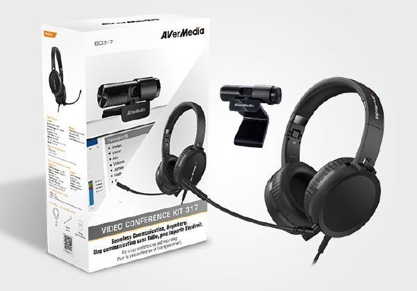 AVerMedia Video Conference Kit Bo317 With Webcam And Headset