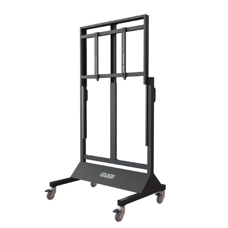 Gilkon FP7 V3 Mobile Trolley- Flat Screen Lift Mobile (Manual Lift) - Up To 86" Screen Size; Vesa 800 X 400, Max 120KGS