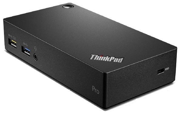 Lenovo Refurb Lenovo ThinkPad Usb 3.0 Pro Dock Docking Station - 2X Usb 2.0, 3X Usb 3.0, Dvi, DisplayPort, Gigabyte Ethernet Port,