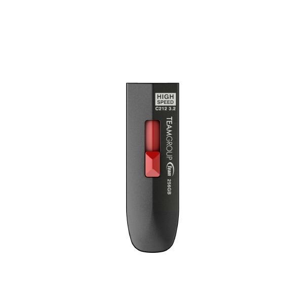 Team Group C212 Extreme Speed Usb Solid State Flash Drive 256GB, Read (Max) 600MB/s, Write (Max) 290MB/s Black