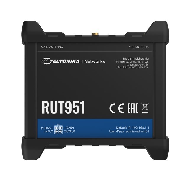 Teltonika Industrial Cellular Router, Dual Sim 4G, Automatic Wan Failover - Replacement For Rut950