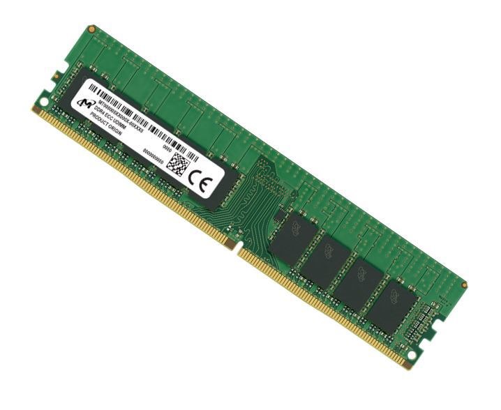 Crucial Micron 16GB (1x16GB) DDR4 Ecc Udimm 3200MHz CL22 2Rx8 Ecc Unbuffered Server Memory 3YR WTY
