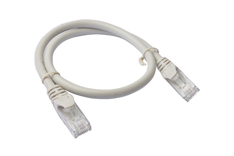 8Ware Cat6a Cable 0.25M (25CM) - Grey Color RJ45 Ethernet Network Lan Utp Patch Cord Snagless