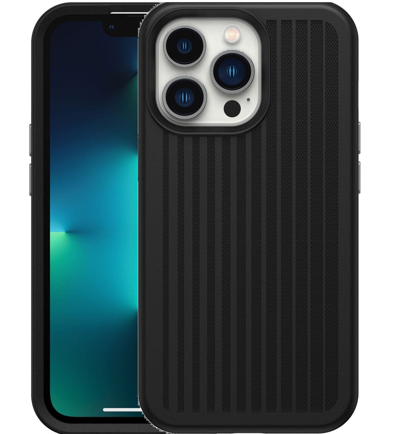 OtterBox Easy Grip Apple iPhone 13 Pro Gaming Case Squid Ink (Black) - (77-85462), Antimicrobial, Drop+ 3X Military Standard, Anti-Slip, Sleek Design