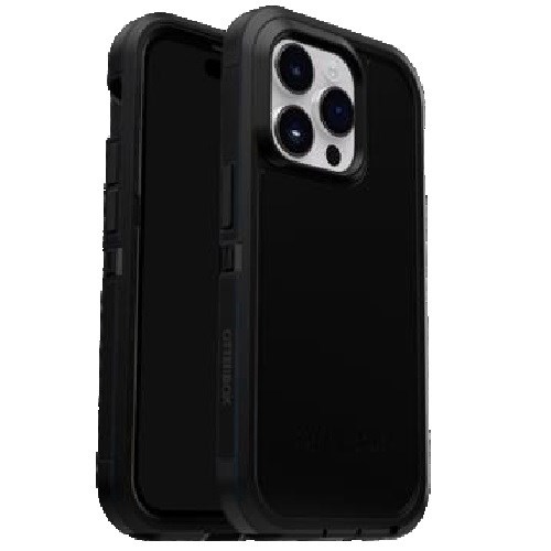 OtterBox Defender Series XT Rugged Case for Apple iPhone 15 Pro Max Smartphone - Black