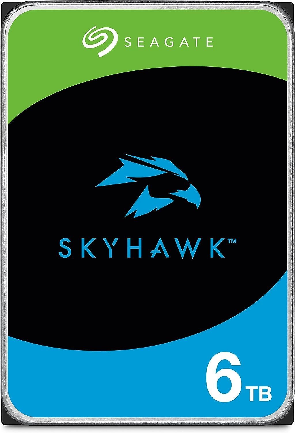 Seagate Skyhawk Surveillance Internal 3.5" Sata Drive, 6TB, 6GB/S, 7200RPM, 3YR WTY