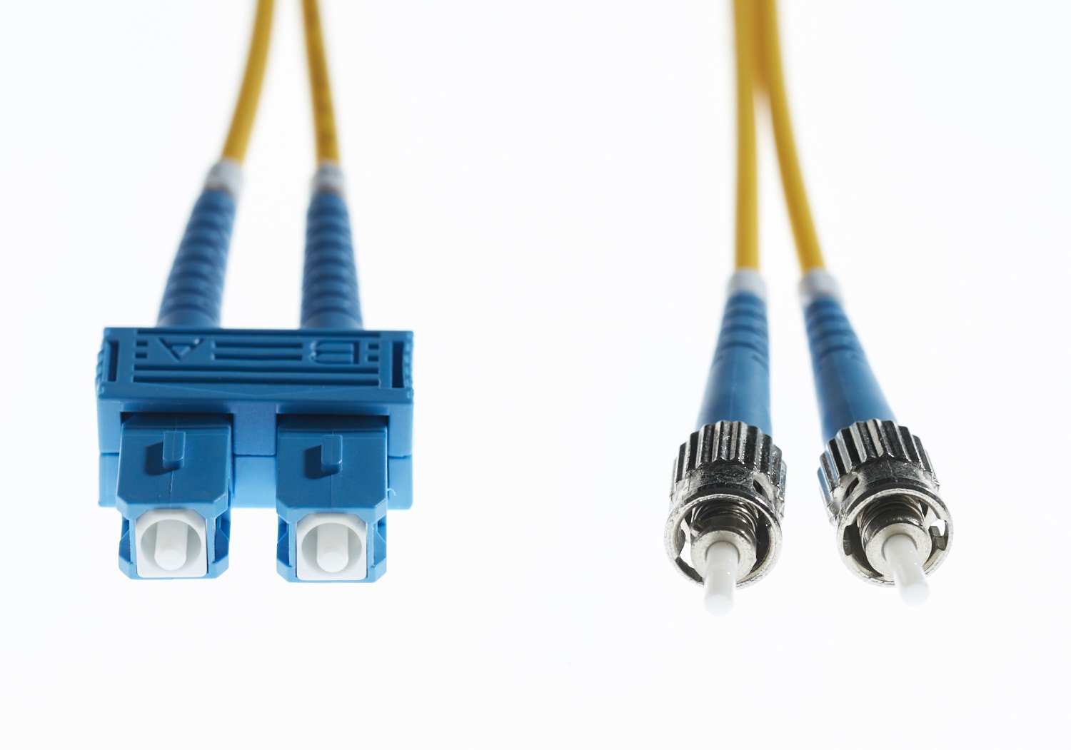 4Cabling 5M SC-ST Os1 / Os2 Singlemode Fibre Optic Cable : Yellow