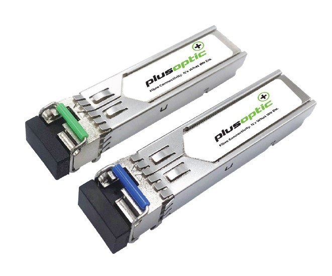 Plusoptic 1.25G, BiDi SFP, TX1550nm / RX1310nm, 10KM Transceiver, LC Connector For SMF With Dom. Bisfp-D1-10-Plu