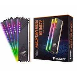 Gigabyte Gaming Memory 16GB (2x8GB) DDR4 3600MHz C18 1.2V XMP 2.0 Dual Channel Kit Gray Heatsinks PC Desktop Ram With Demo Kit