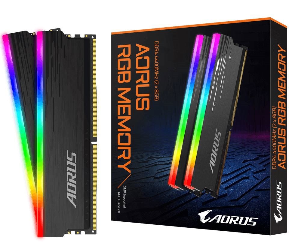 Gigabyte Aorus RGB Memory DDR4-4400MHz 16GB Memory Kit, Supports Aorus RGB Fusion 2.0