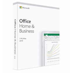 Microsoft Office Home And Business 2019 Medialess - 1 User For PC & Mac
