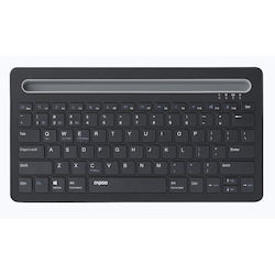 Rapoo XK100 Bluetooth Wireless Keyboard - Switch Between Multiple Devices, Computer, Tablet And Smart Phone - For Windows, Mac, Andriod, Ios (LS)