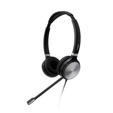 Yealink Uh36 Stereo Wideband Noise Cancelling Headset - Usb / 3.5MM Connections, Microsoft Teams, Skype For Business