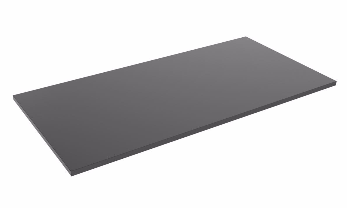 Brateck Particle Board Desk Board 1500X750MM Compatible With Sit-Stand Desk Frame - Black