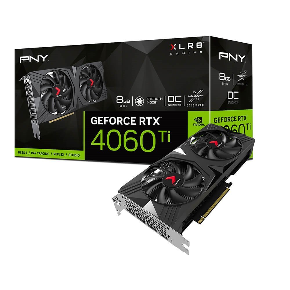 PNY GeForce RTX™ 4060 Ti 8GB Verto™ Dual Fan DLSS 3 -Oc Version