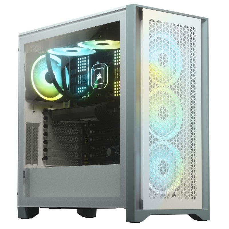 Corsair Cor Cas 4000D-Airflow-Tg-White