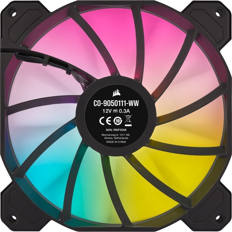 Corsair Cor Fan 140Mm-Sp140-Elite-Rgb