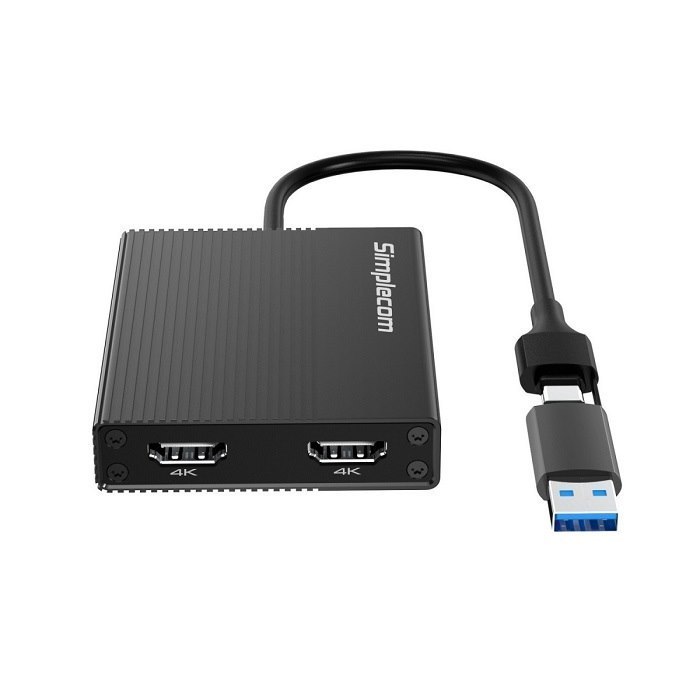 Simplecom SMP CNV Usb3/Usbc-Dual-4K-Hdmi-Adapter