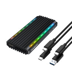 Simplecom SMP Enc Sata-M.2-Usbc-Rgb-Se525