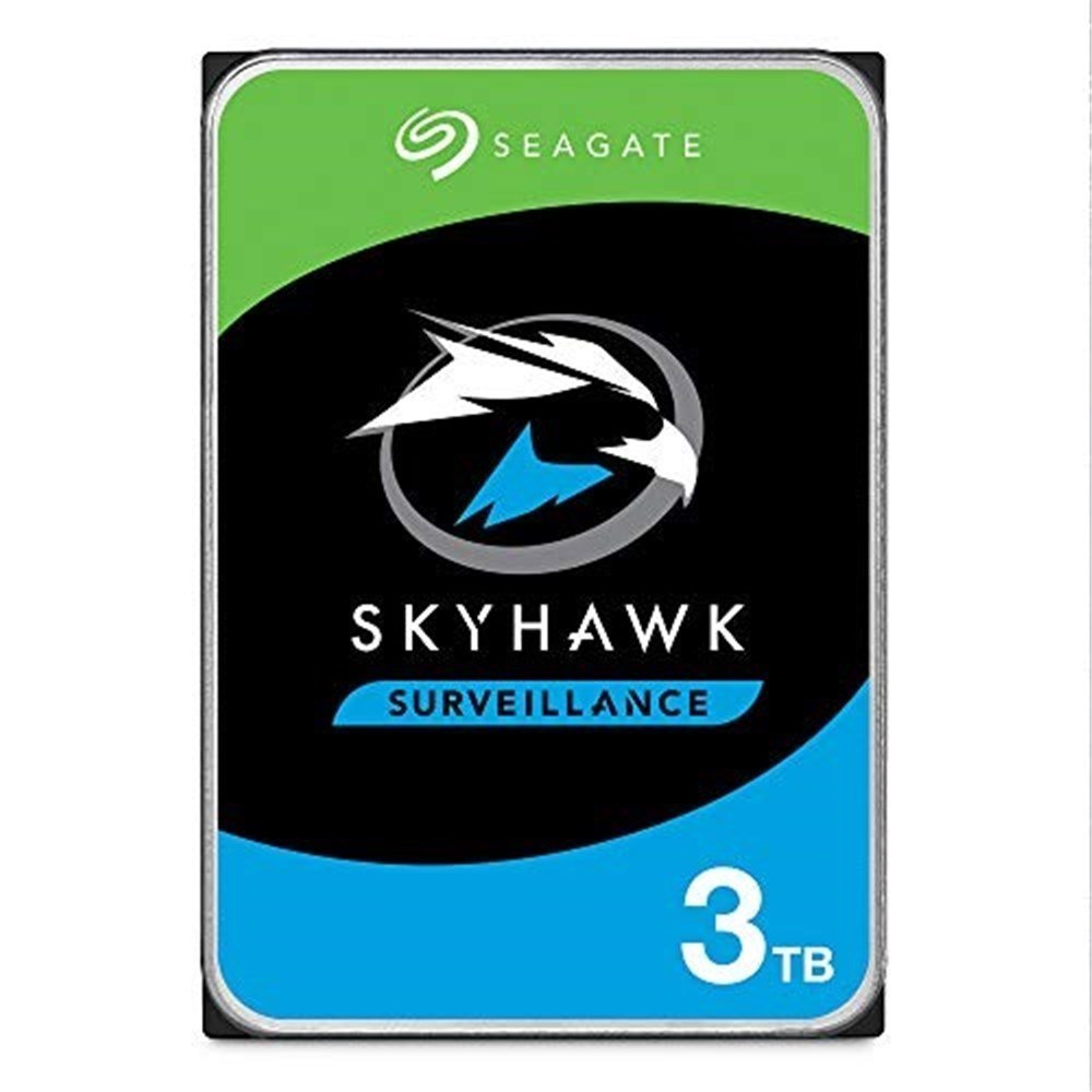 Seagate Skyhawk Surveillance Internal 3.5" Sata Drive, 3TB, 6GB/S, 5900RPM, 3YR WTY