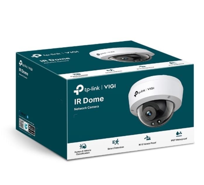 Tp-Link Vigi C240 2.8MM 4MP Ir Dome Network Camera, 3YR WTY