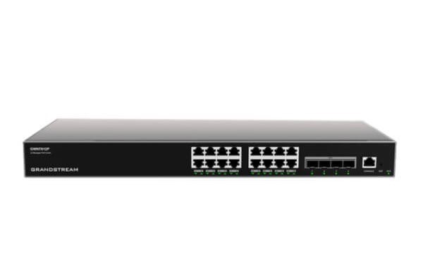 Grandstream Enterprise Layer 3 Managed PoE Network Switch 16 X GigE 4 X SFP