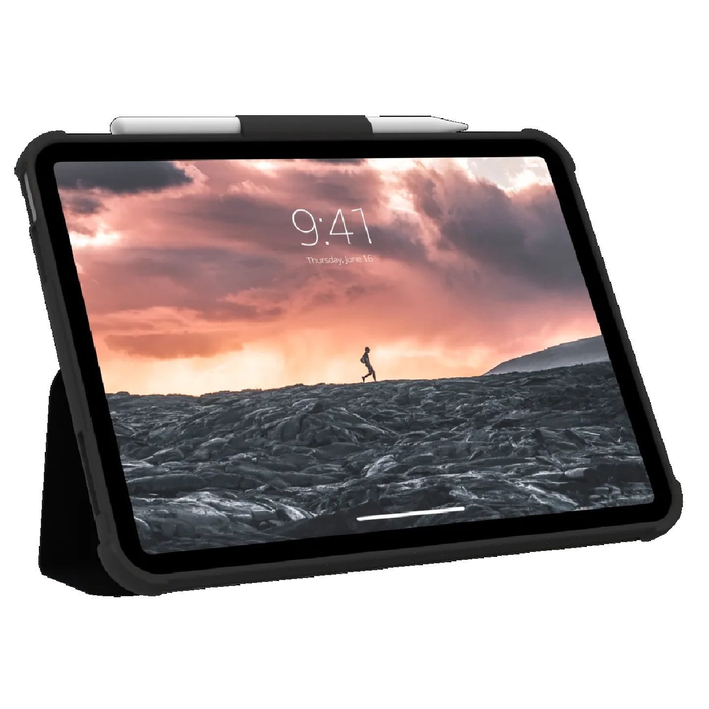 Uag Plyo Apple iPad (10.9') (10TH Gen) Folio Case - Black/Ice (123392114043), Drop+ Military Standard, Raised Screen Surround, Armor Shell